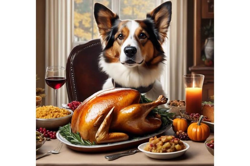 Thanksgiving dog